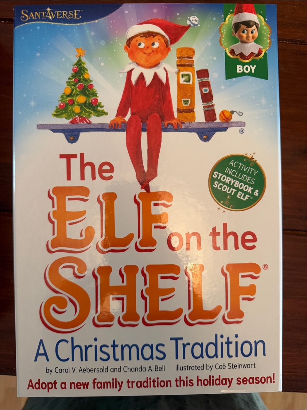 The Elf on the Shelf Boy — Red Scout Elf Holiday Figure and Story Activity